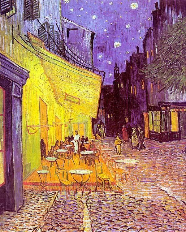 Vincent Van Gogh The Cafe Terrace on the Place du Forum, Arles, at Night china oil painting image